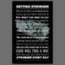 Poster - Getting Stronger Lyrics