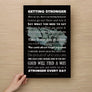Poster - Getting Stronger Lyrics